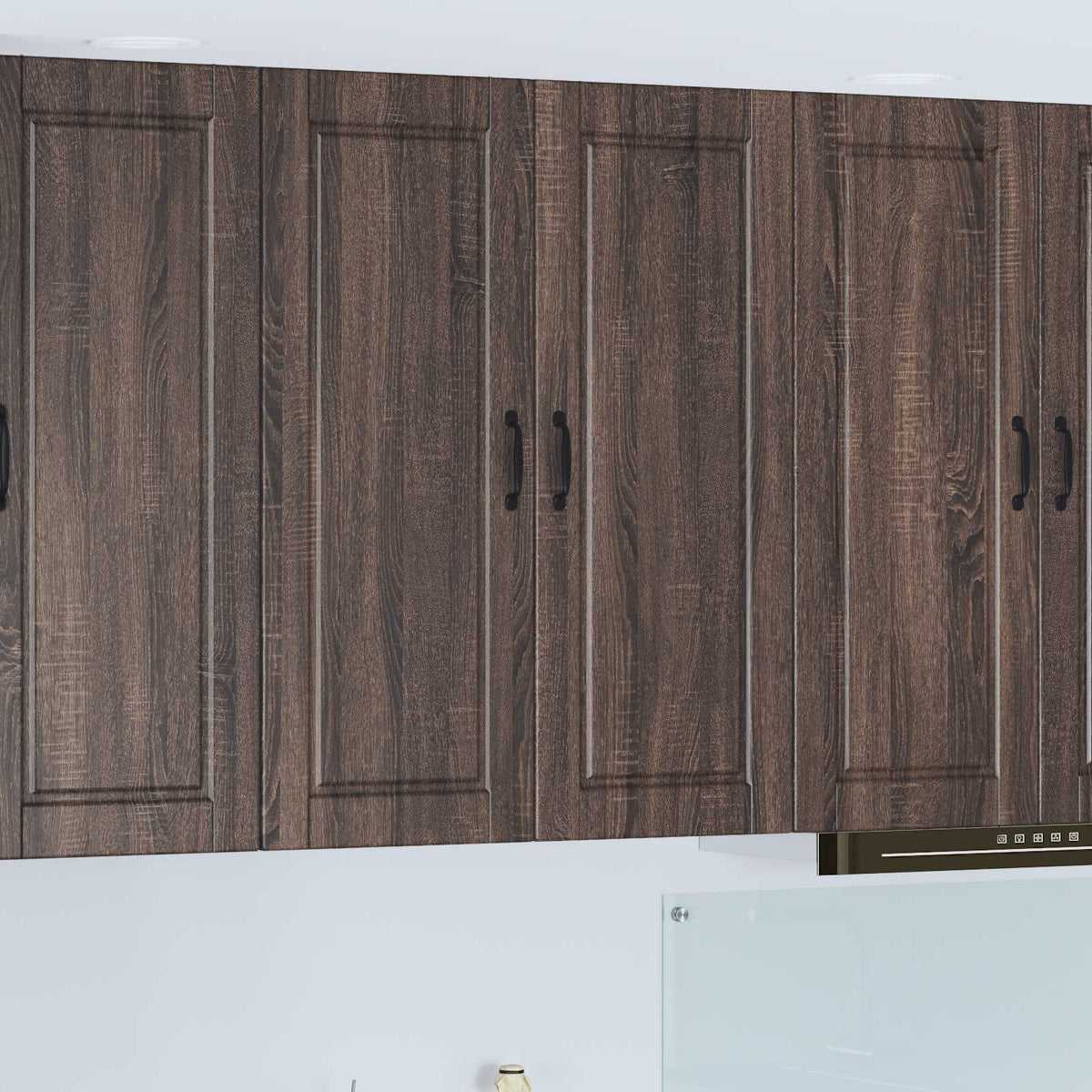 Vidaxl wandkast porto bruin eiken 80 x 31 x 100 cm bewerkt hout