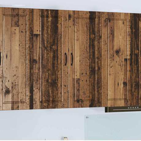 Vidaxl wandkast porto oudhout 80 x 31 x 100 cm bewerkt hout