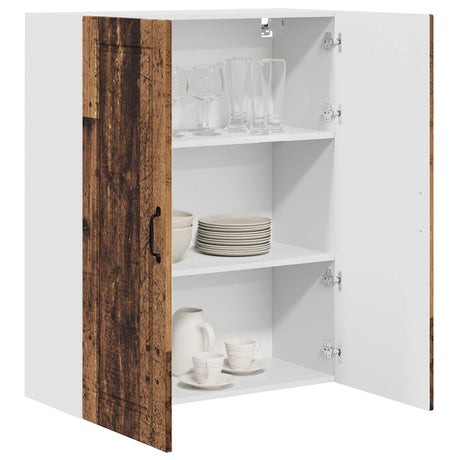 Vidaxl wandkast porto oudhout 80 x 31 x 100 cm bewerkt hout