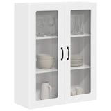 Vidaxl wandglas cabinet porto wit 80 x 31 x 100 cm bewerkt hout