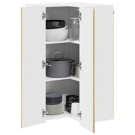 Vidaxl wandhoekkast porto sonoma eiken 57 x 57 x 100 cm bewerkt hout