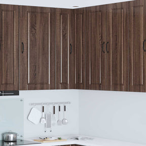 Vidaxl wandhoekkast porto bruin eiken 57 x 57 x 100 cm bewerkt hout