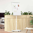 Vidaxl magnetisch whiteboard grijs en wit 62 x 62,5 x 197 cm eps
