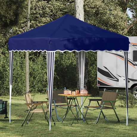 Vidaxl pop-up partytent 195 x 195 x 245 cm blauw oxford stof