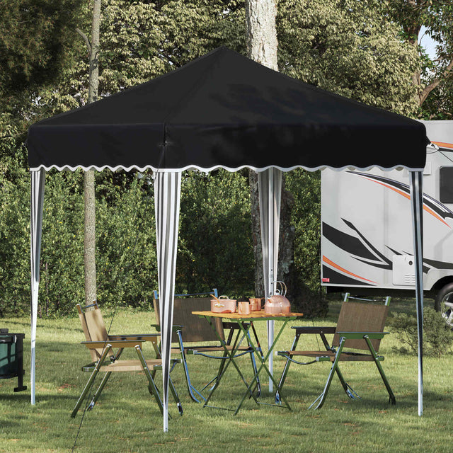 Vidaxl pop-up partytent 195 x 195 x 245 cm antracietkleurig