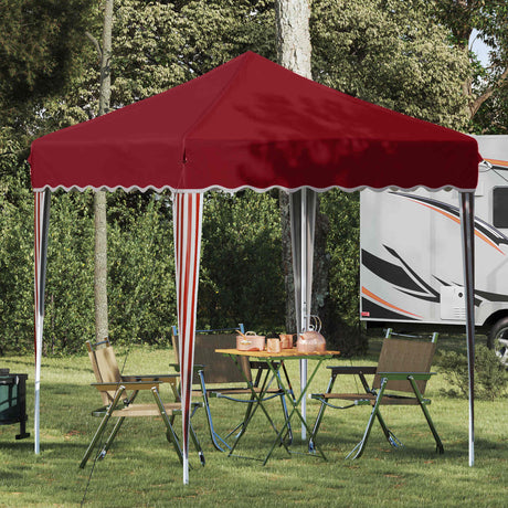 Vidaxl pop-up partytent 195 x 195 x 245 cm bordeauxrood oxford stof
