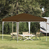Vidaxl pop-up partytent 288 x 288 x 245 cm taupe oxford stof