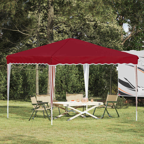 Vidaxl pop-up partytent 288 x 288 x 245 cm bordeauxrood oxford stof