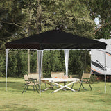 Vidaxl pop-up partytent 288 x 288 x 245 cm zwart oxford stof