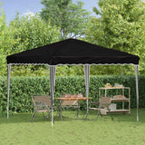 Vidaxl pop-up partytent 288 x 288 x 245 cm zwart oxford stof