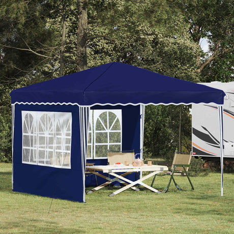 Vidaxl pop-up partytent 288 x 288 x 245 cm blauw oxford stof