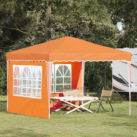 Vidaxl pop-up partytent 288 x 288 x 245 cm oranje oxford stof