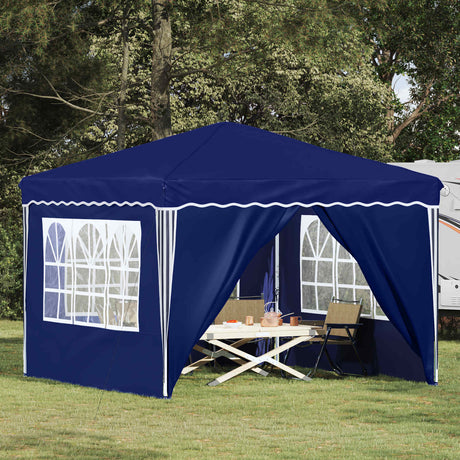 Vidaxl pop-up partytent 288 x 288 x 245 cm blauw oxford stof