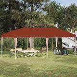 Vidaxl pop-up partytent 575 x 290 x 245 cm terracotta