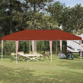 Vidaxl pop-up partytent 575 x 290 x 245 cm terracotta