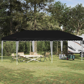 Vidaxl pop-up partytent 575 x 290 x 245 cm zwart