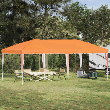 Vidaxl pop-up partytent 575 x 290 x 245 cm oranje