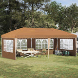 Vidaxl pop-up partytent 575 x 289 x 245 cm beige