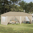 Vidaxl pop-up partytent 575 x 288 x 245 cm crèmekleurig