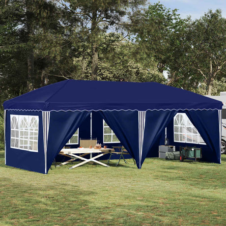 Vidaxl pop-up partytent 575 x 288 x 245 cm blauw