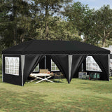 Vidaxl pop-up partytent 575 x 288 x 245 cm antraciet