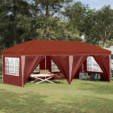 Vidaxl pop-up partytent 575 x 288 x 245 cm terracotta