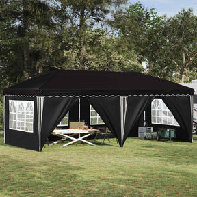 Vidaxl pop-up partytent 575 x 288 x 245 cm zwart