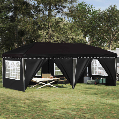 Vidaxl pop-up partytent 575 x 288 x 245 cm zwart