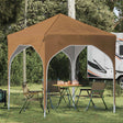 Vidaxl pop-up partytent 194 x 194 x 245 cm beige