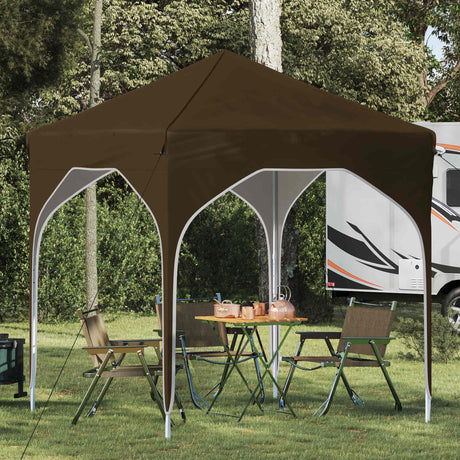 Vidaxl pop-up partytent 194 x 194 x 245 cm taupe