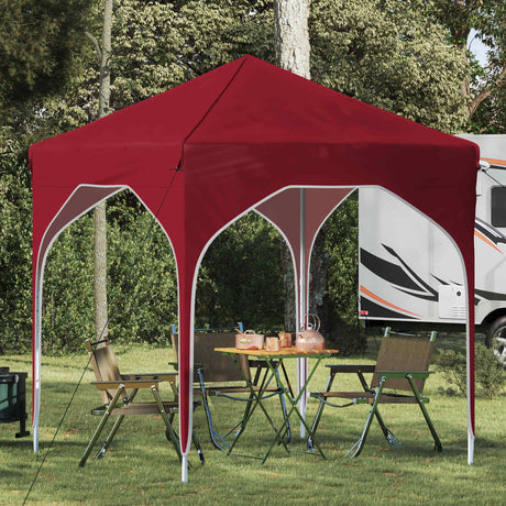 Vidaxl pop-up partytent 194 x 194 x 245 cm bordeauxrood