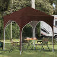Vidaxl pop-up partytent 194 x 194 x 245 cm bruin