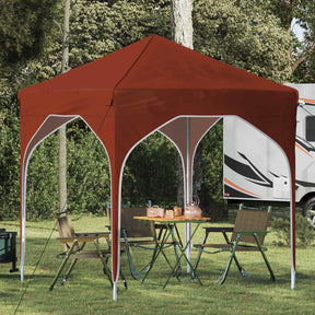 Vidaxl pop-up partytent 194 x 194 x 245 cm terracotta