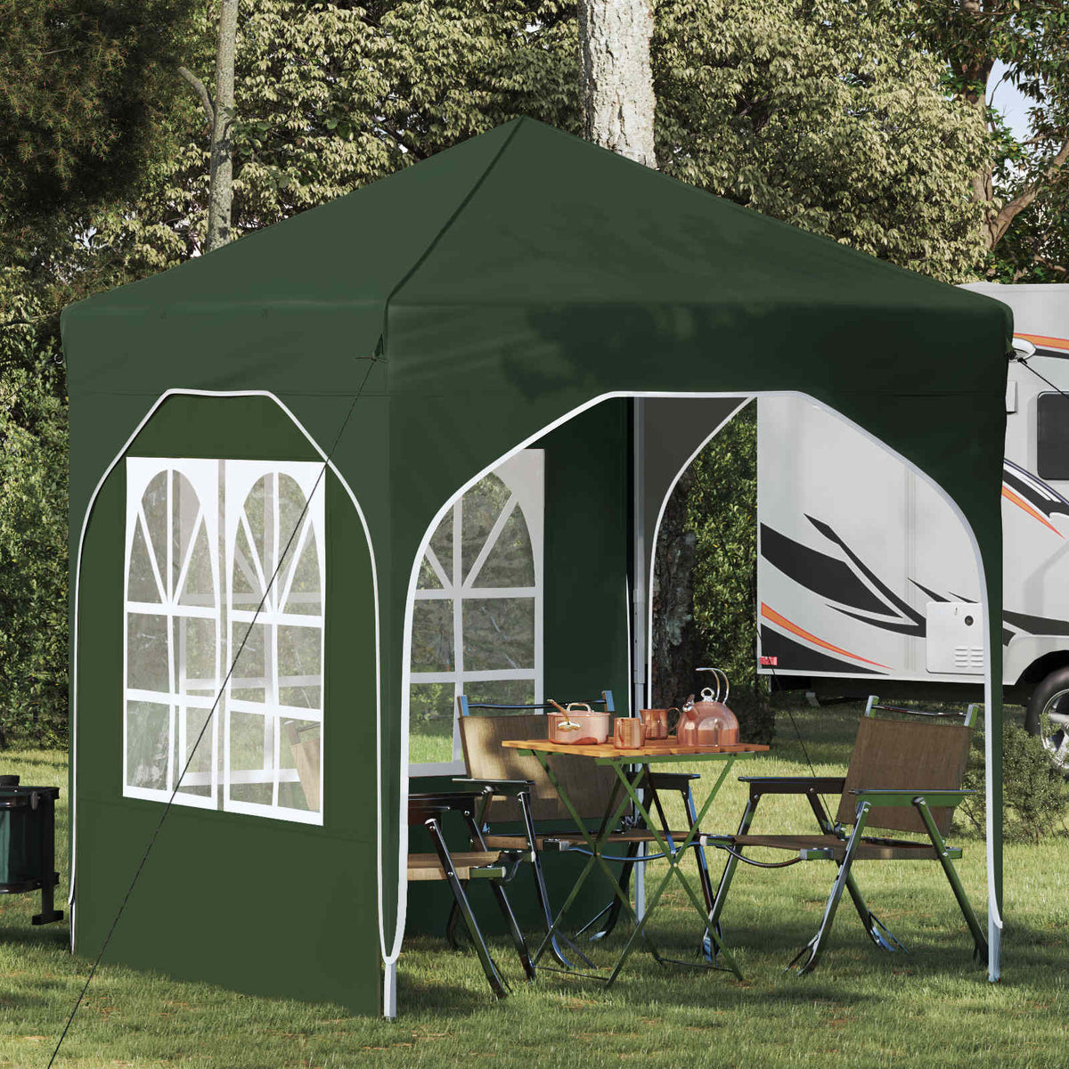 Vidaxl pop-up partytent 192 x 192 x 245 cm groen