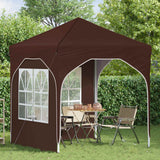 Vidaxl pop-up partytent 192 x 192 x 245 cm bruin