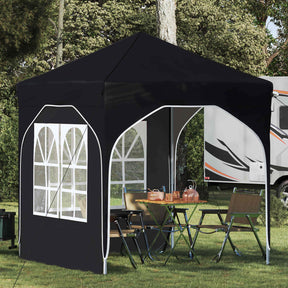 Vidaxl pop-up partytent 192 x 192 x 245 cm zwart