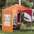 Vidaxl pop-up partytent 192 x 192 x 245 cm oranje