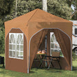 Vidaxl pop-up partytent 192 x 192 x 245 cm beige