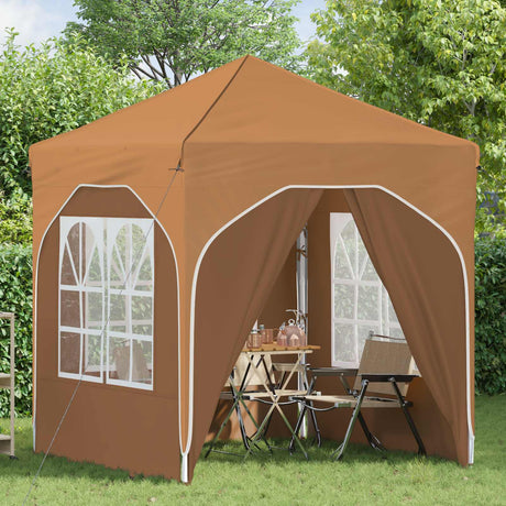 Vidaxl pop-up partytent 192 x 192 x 245 cm beige