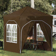 Vidaxl pop-up partytent 192 x 192 x 245 cm taupe