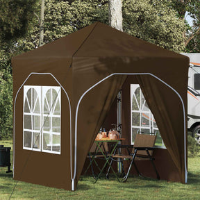 Vidaxl pop-up partytent 192 x 192 x 245 cm taupe