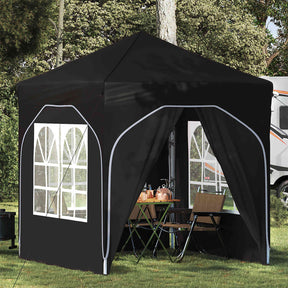 Vidaxl pop-up partytent 192 x 192 x 245 cm zwart