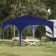 Vidaxl pop-up partytent 290 x 290 x 245 cm blauw