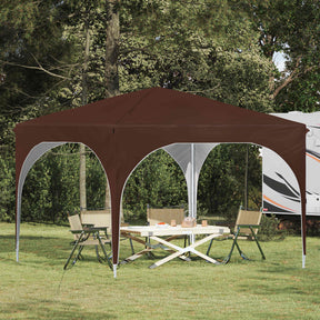 Vidaxl pop-up partytent 290 x 290 x 245 cm bruin