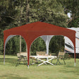 Vidaxl pop-up partytent 290 x 290 x 245 cm terracotta