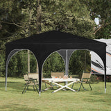 Vidaxl pop-up partytent 290 x 290 x 245 cm zwart