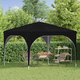 Vidaxl pop-up partytent 290 x 290 x 245 cm zwart
