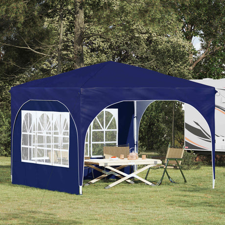 Vidaxl pop-up partytent 290 x 290 x 245 cm blauw