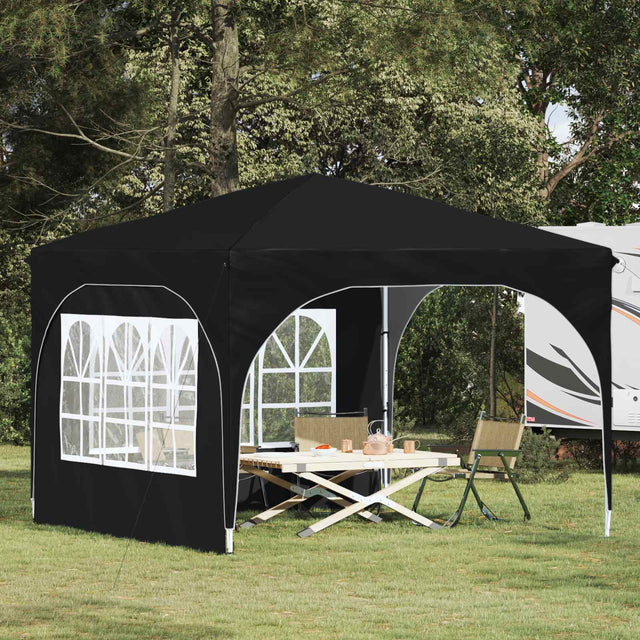 Vidaxl pop-up partytent 290 x 290 x 245 cm antraciet