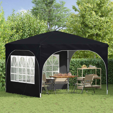 Vidaxl pop-up partytent 290 x 290 x 245 cm antraciet